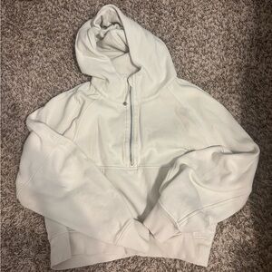 Lululemon half zip cropped scuba